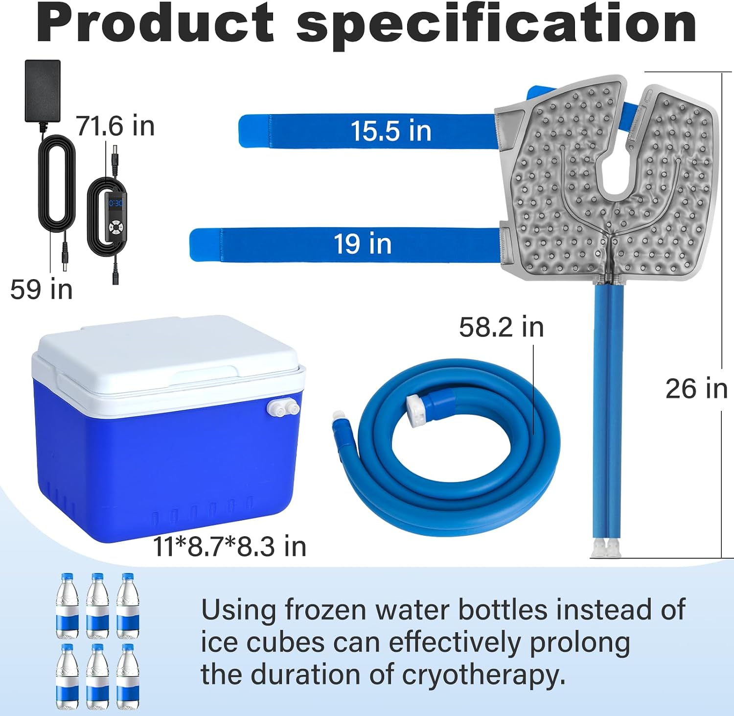 Detalle de 6-Quart Knee Ice Machine for Post-Surgery Care