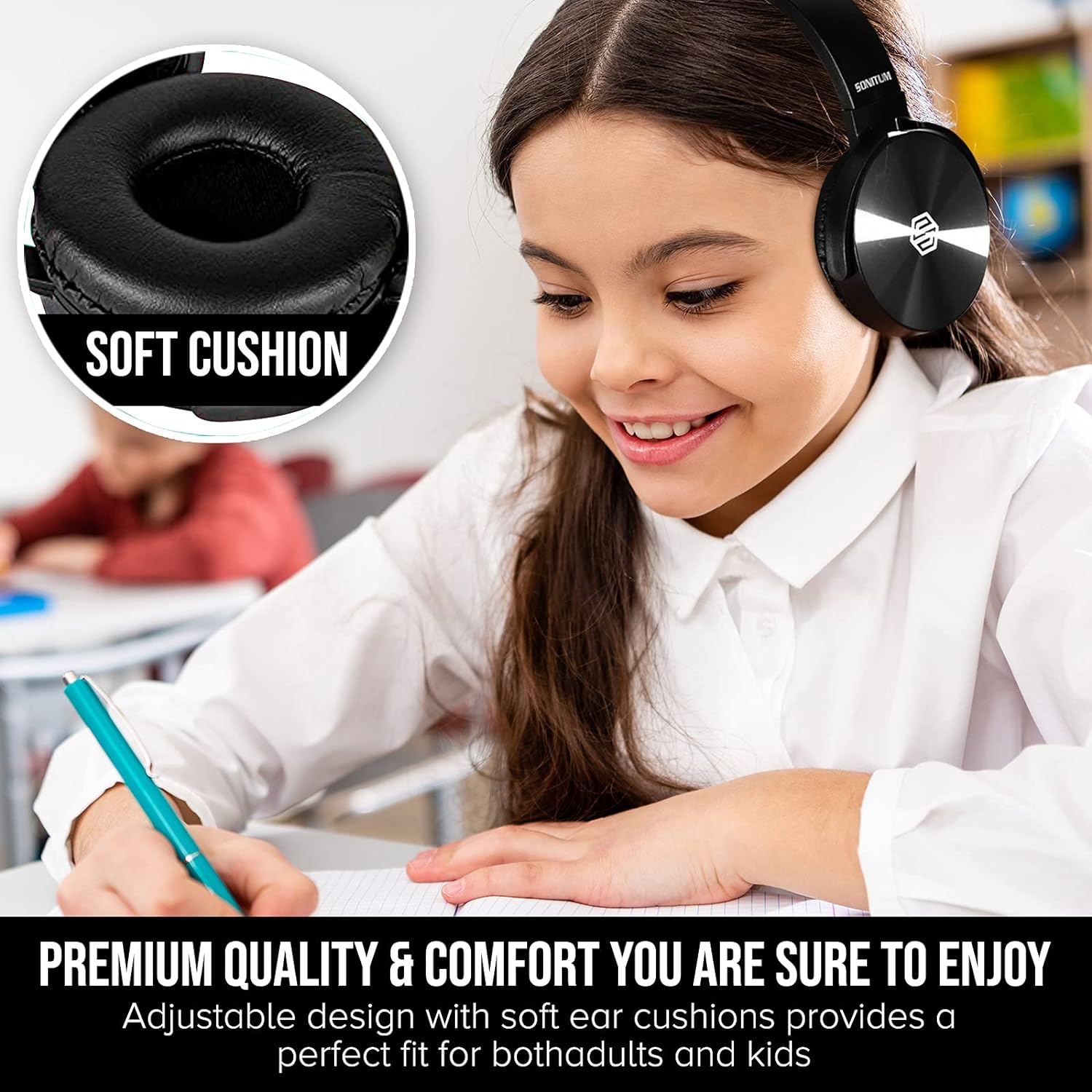 Thumbnail 3 de Sonitum Classroom Headphones 10-Pack