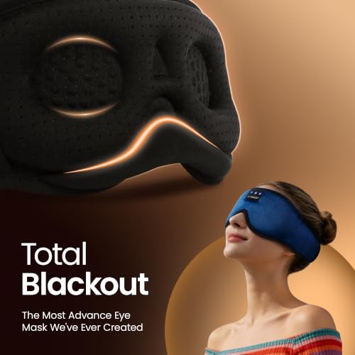 Detalle de LC-dolida Bluetooth Sleep Mask: blackout coverage and 15+ hours of battery life