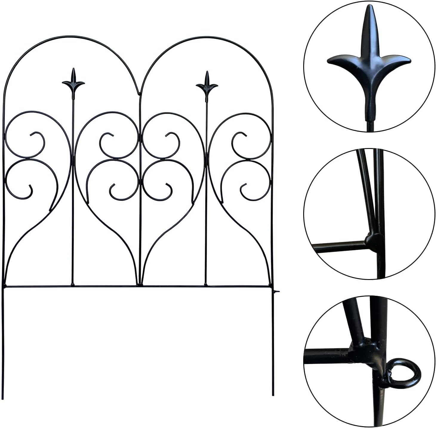 Thumbnail 5 de Thealyn Decorative Garden Fence 81cm
