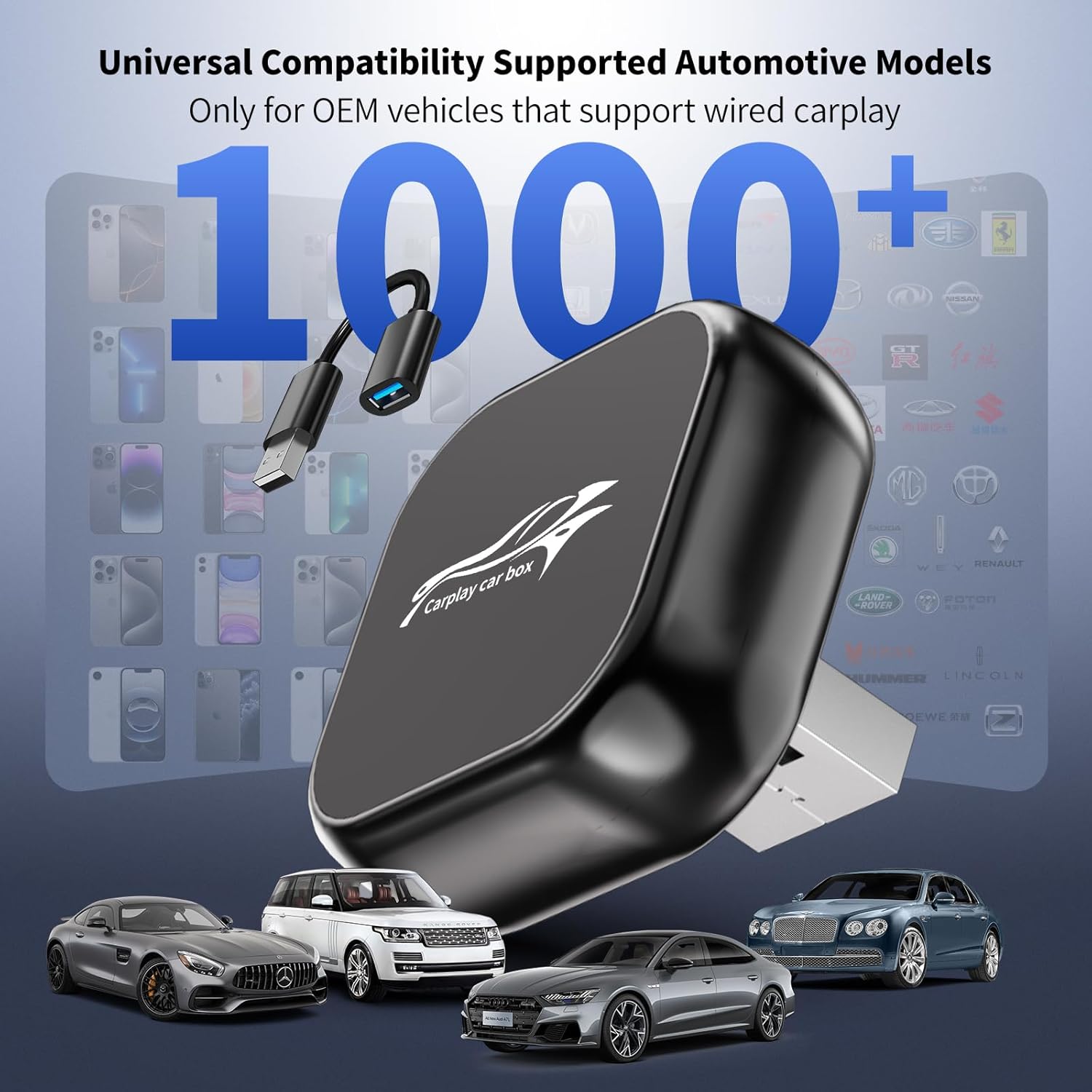 Thumbnail 2 de KOSSFEI CarPlay Adaptador inalámbrico 8s