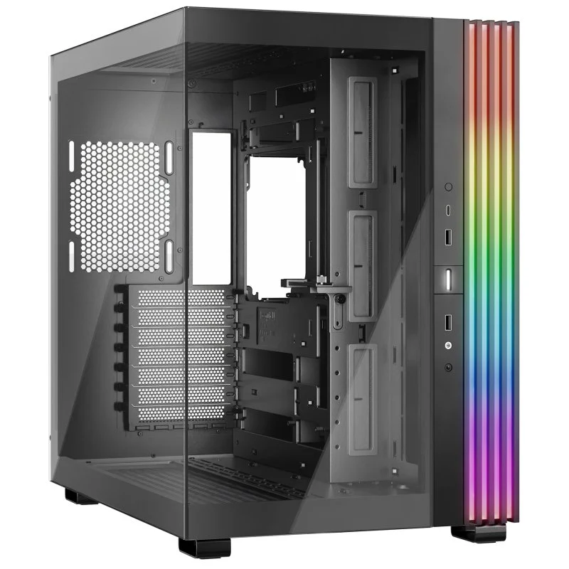 Detalle de be quiet! LIGHT BASE 600 DX RGB Caja ATX midi con USB-C