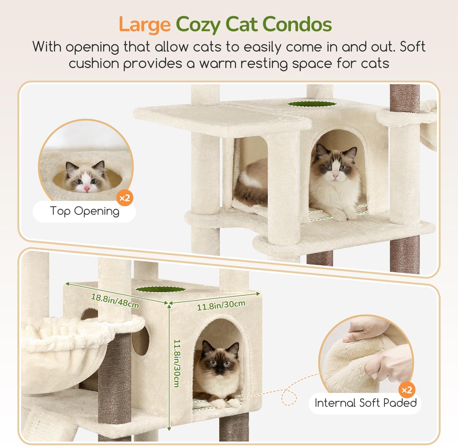 Detalle de Globlazer Cat Tree, 78 Inches