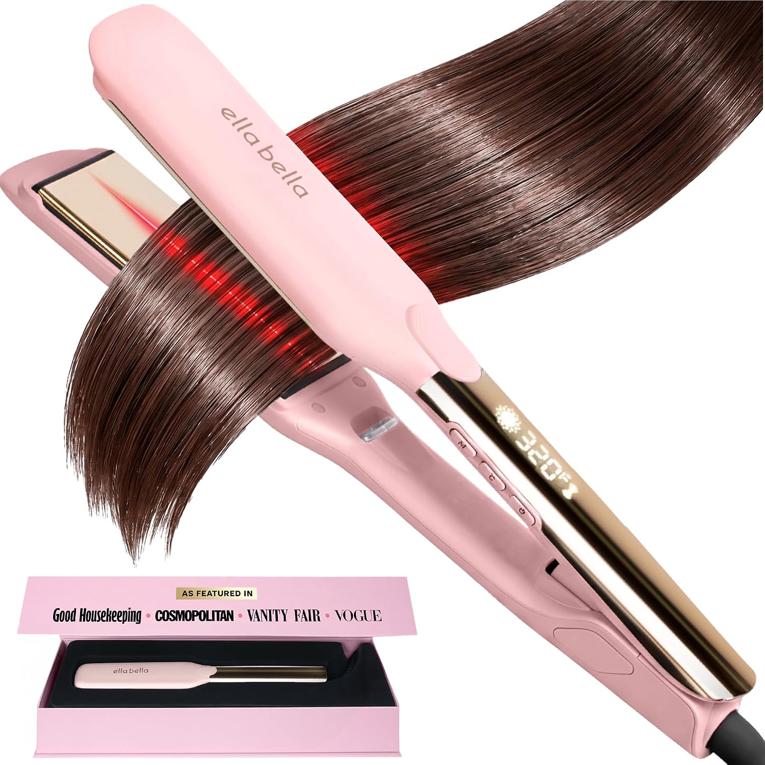 Detalle de Ella Bella Titanium Flat Iron
