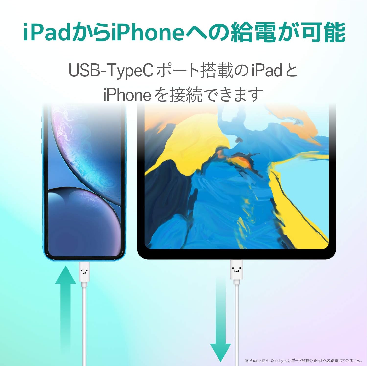 Detalle 2 de エレコム MPA-FCL15WF USB Type-C to Lightningケーブル 1.5m・USB PD対応