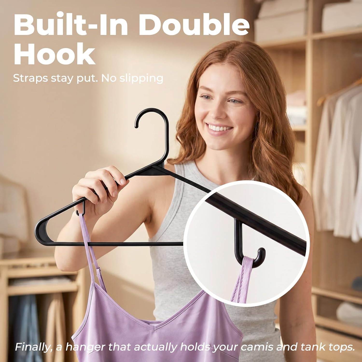 Detalle 2 de HOUSE DAY 60-Pack Clothes Hangers