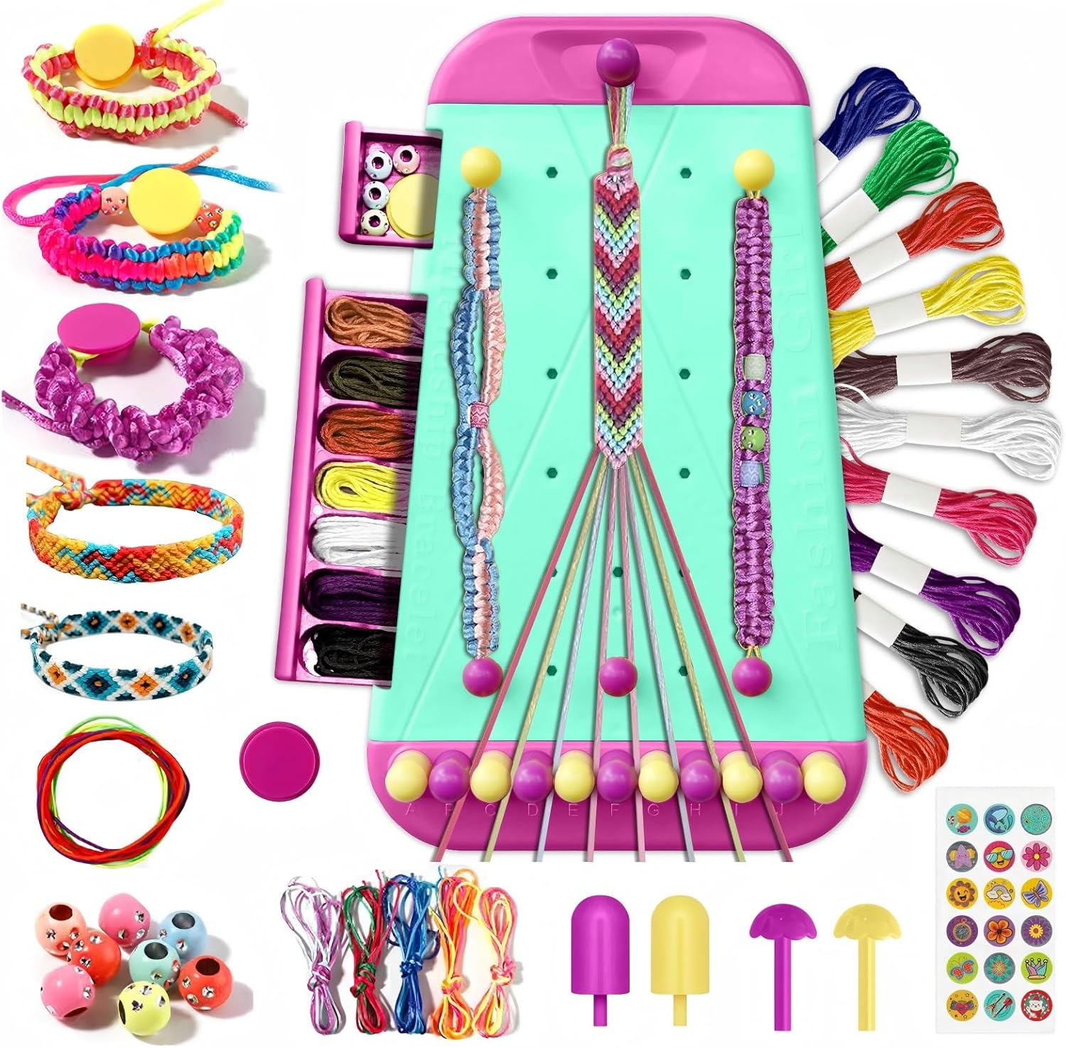 Detalle de Yebebao Friendship Bracelet Kit 30 Pieces