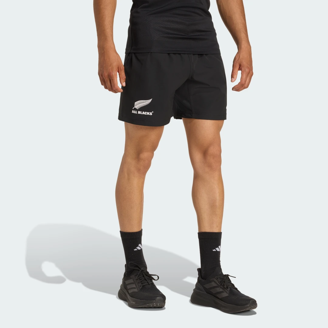 Detalle de Pantalón corto primera equipación All Blacks de Adidas