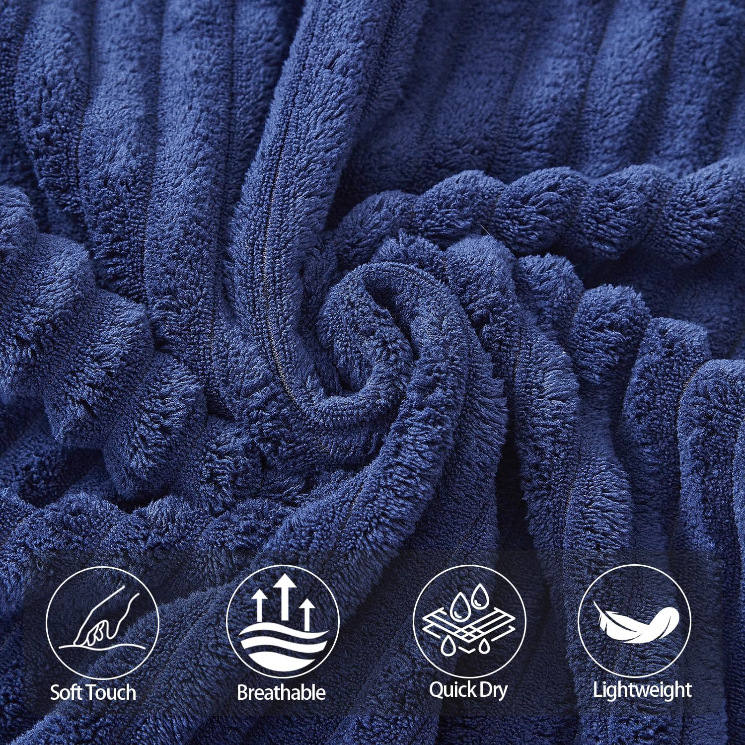Detalle 2 de NALIVO Bath Towel Set 40" x 80