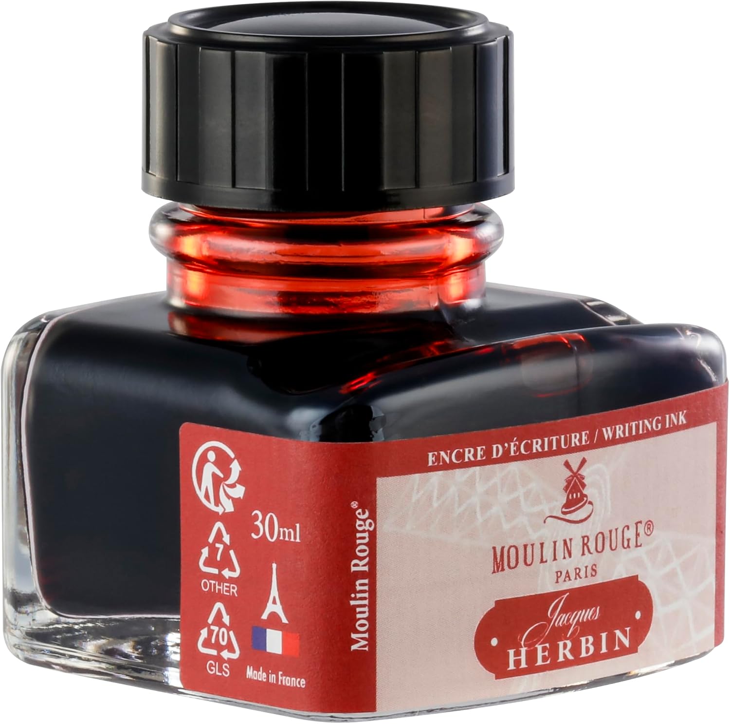 Detalle de エルバン Paris カラーズ hb13827 ムーラン・ルージュ 30ml 万年筆・ガラスペン用インク