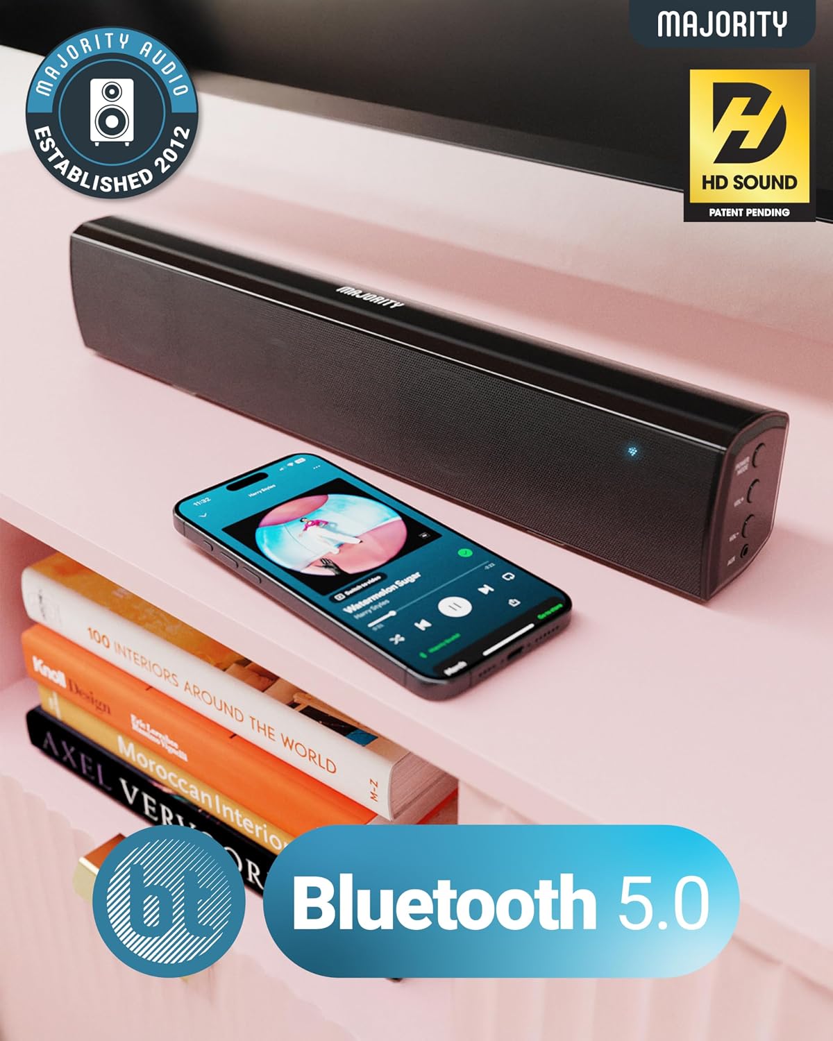 Detalle 2 de MAJORITY Bowfell 50W Bluetooth TV soundbar