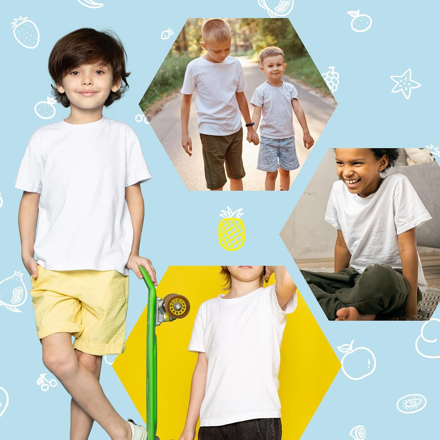 Detalle 2 de METFUIN Toddler T-Shirt, 100% Polyester