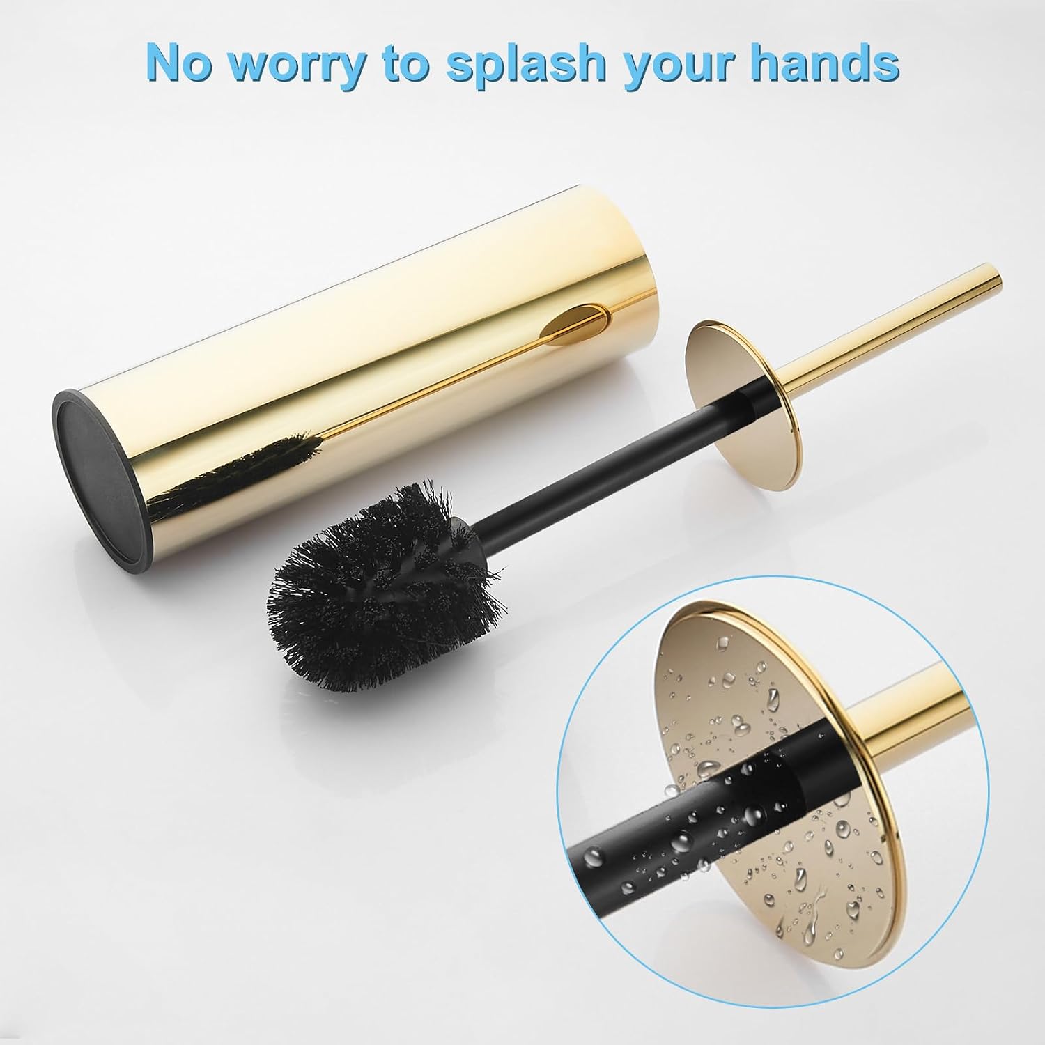 Thumbnail 2 de BGL 304 Gold Toilet Brush Holder Stand