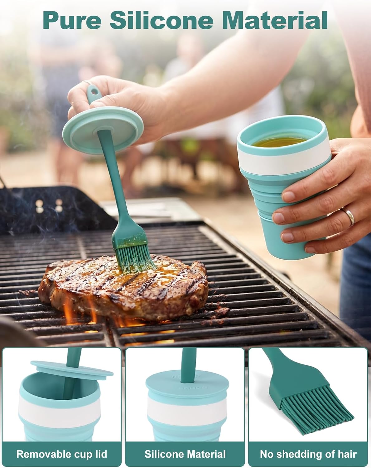 Detalle de NAATIP Silicone Basting Brush