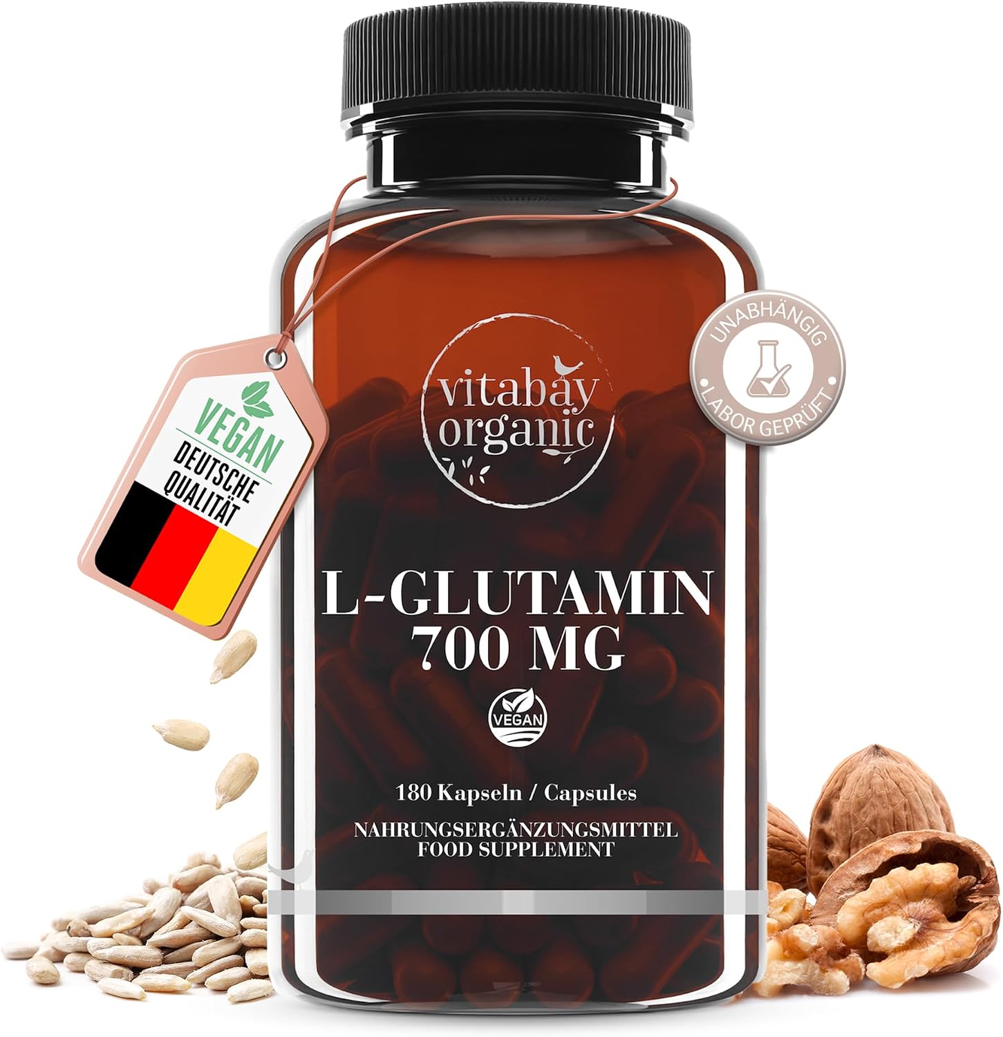 Vitabay L-Glutamin Kapseln 700 mg 💊