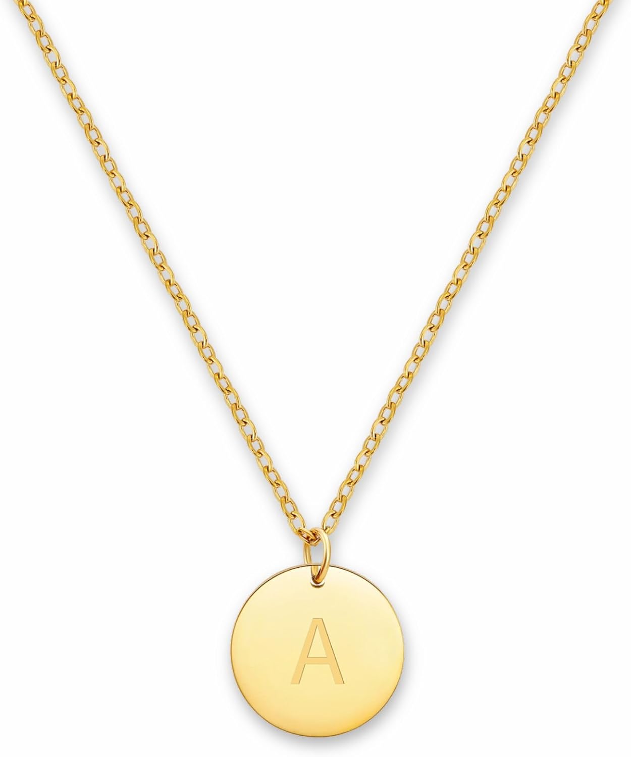Thumbnail 6 de GD GOOD.designs Kette mit Buchstaben Gold 18 Karat – Initialkette mit A–Z Anhänger, wasserfest