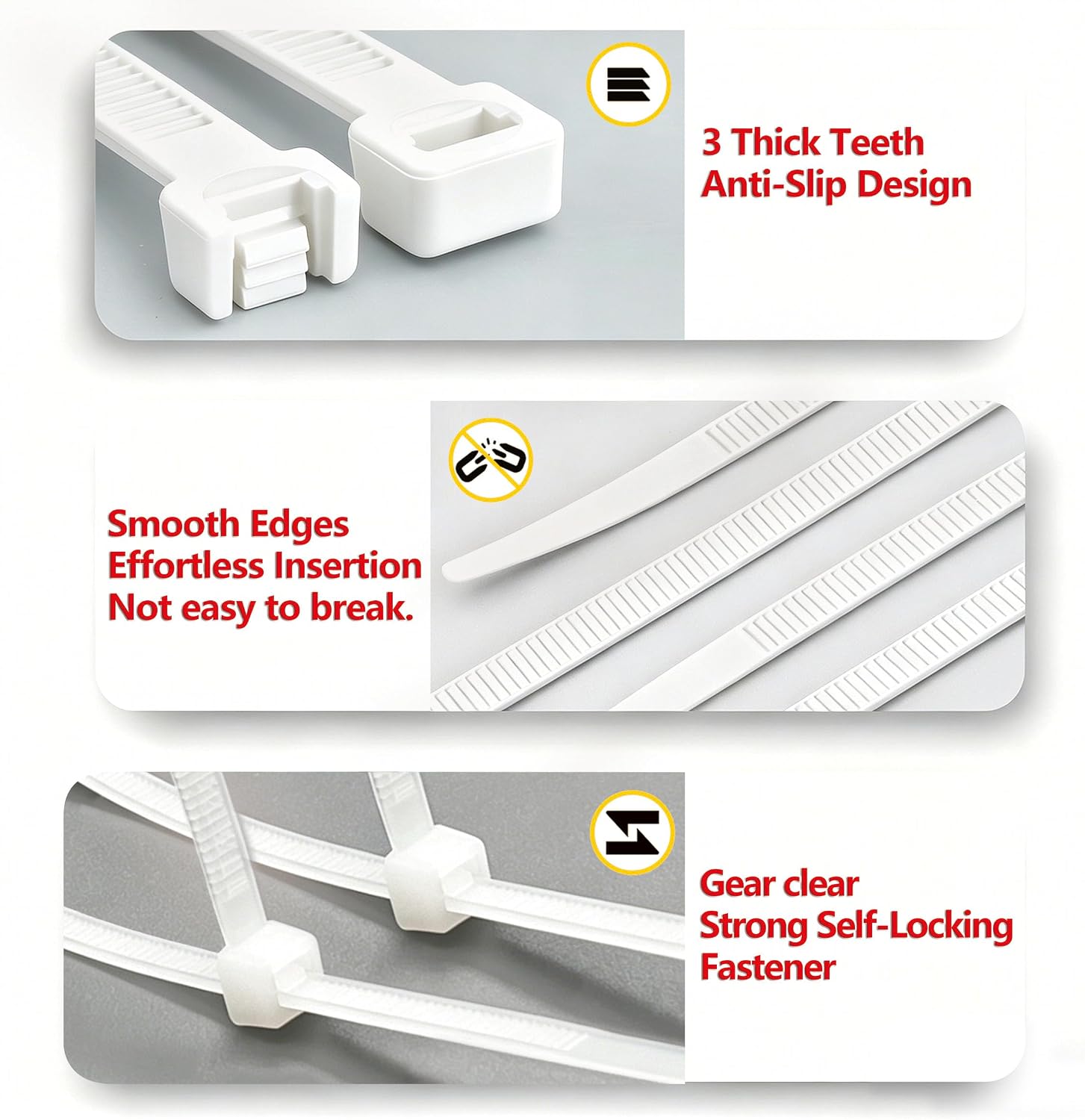 Thumbnail 3 de ANOSON Cable Ties 8-Inch