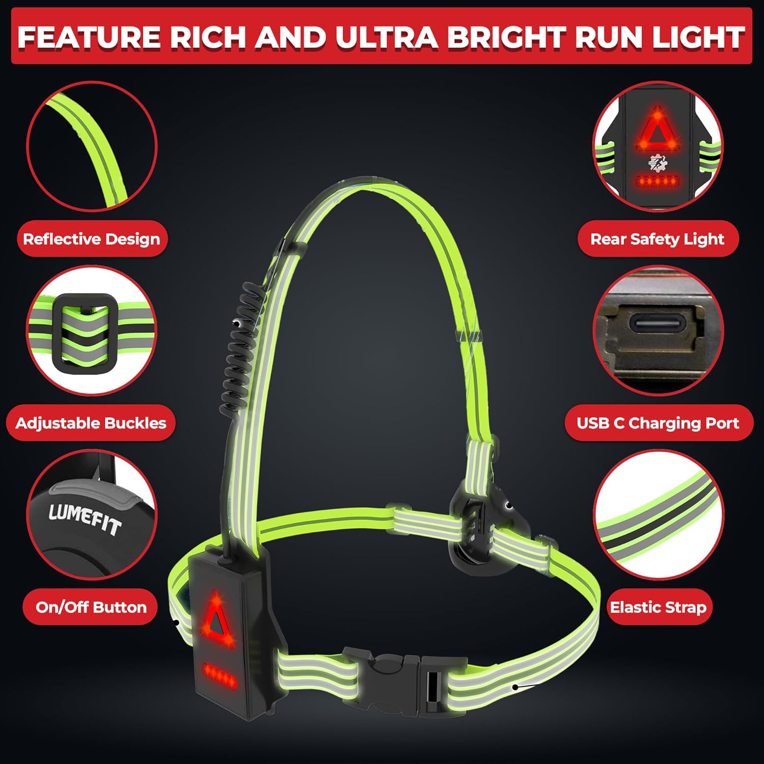 Thumbnail 2 de Lumefit Run Light 500 Lumen for Runners