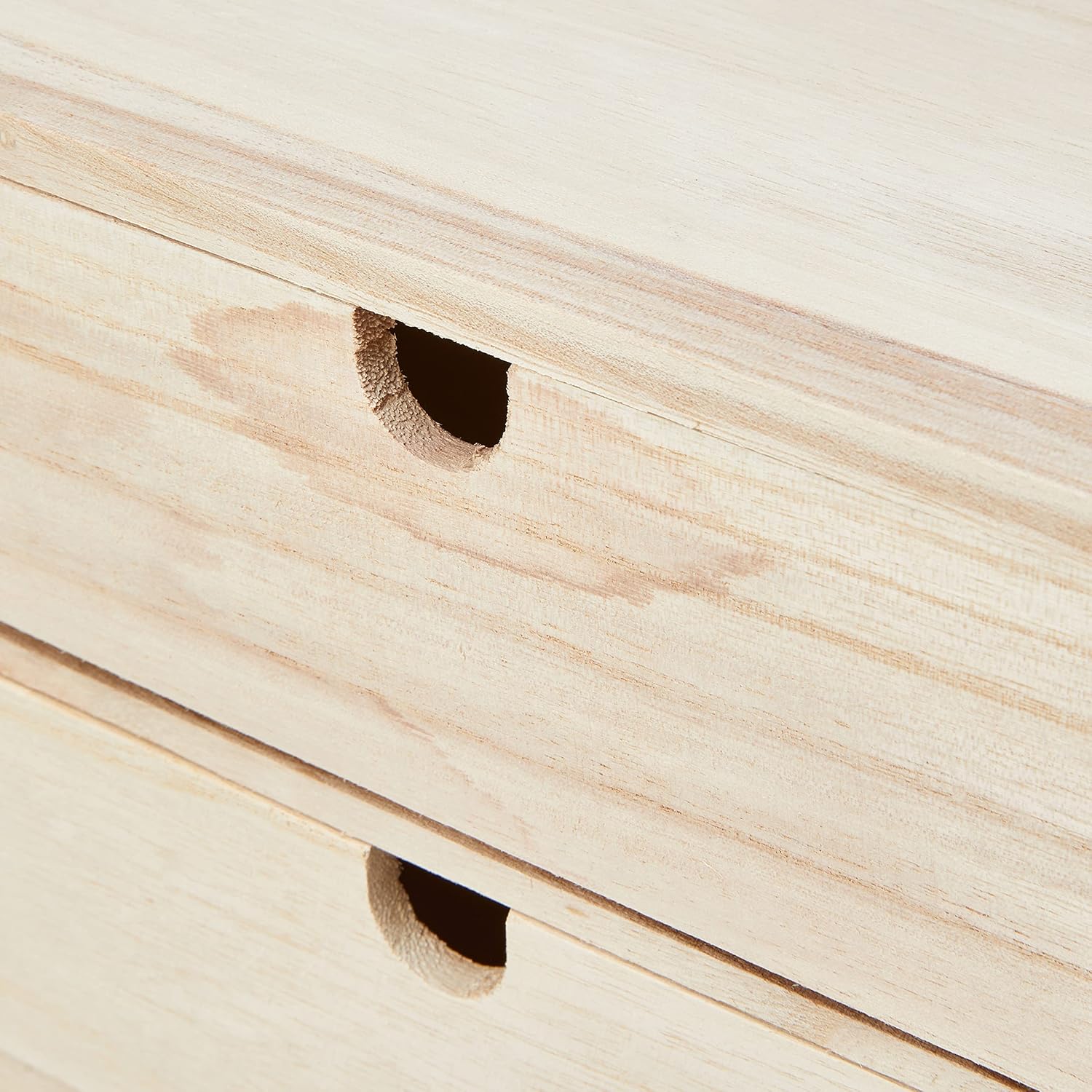 Detalle 1 de Artemio 14002158 Wooden Storage Box, 5 Drawers, Brown Wood, 35 x 15 x 26 cm