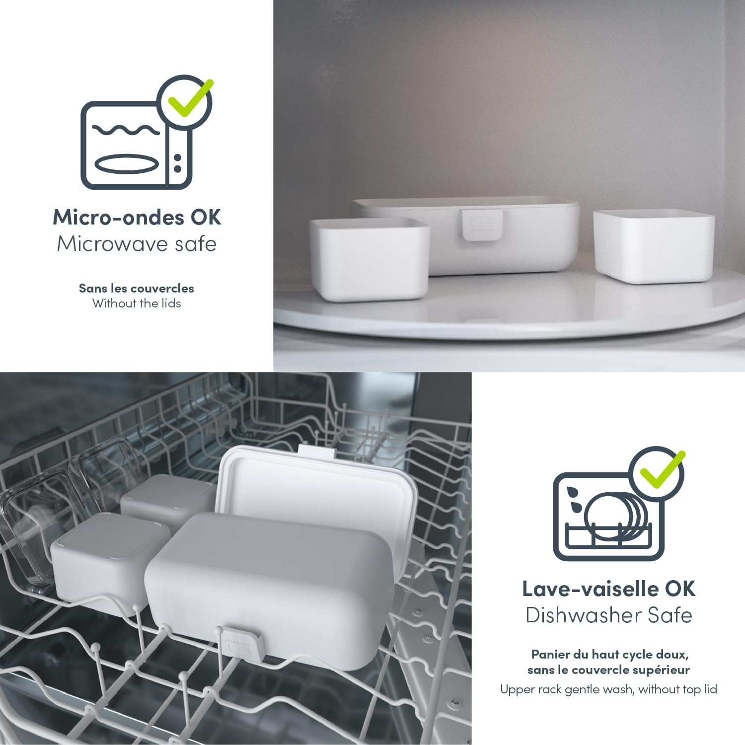 Thumbnail 4 de Monbento MB Tresor Infinity Enfant – Lunch Box rose Blush 0,8 L, 3 compartiments