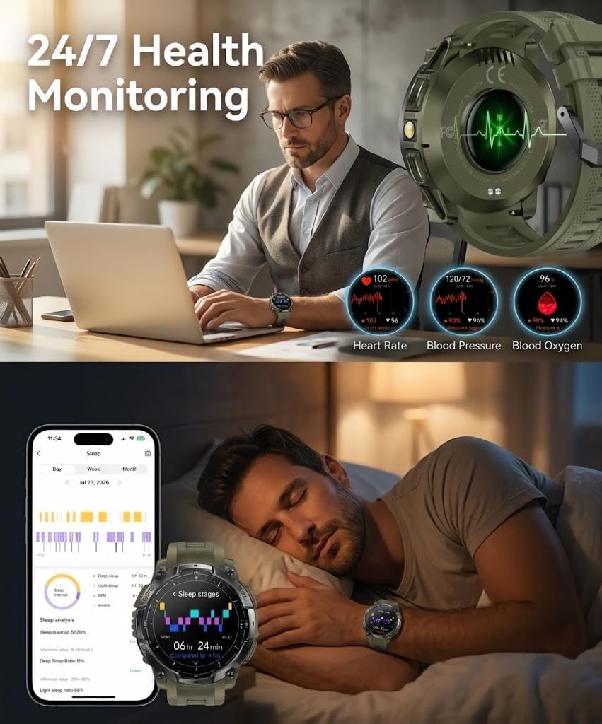 Detalle de SOUYIE Smartwatch with 1.43-Inch AMOLED Display