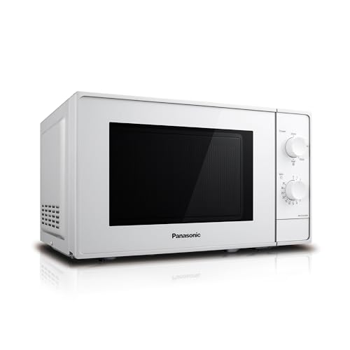 Thumbnail 6 de Panasonic NN-E20JWMEBG Mikrowellenofen mit Glasteller, 20L, 800W, Auftaufunktion, 5 Leistungsstufen, Weiß – 2025 Modell