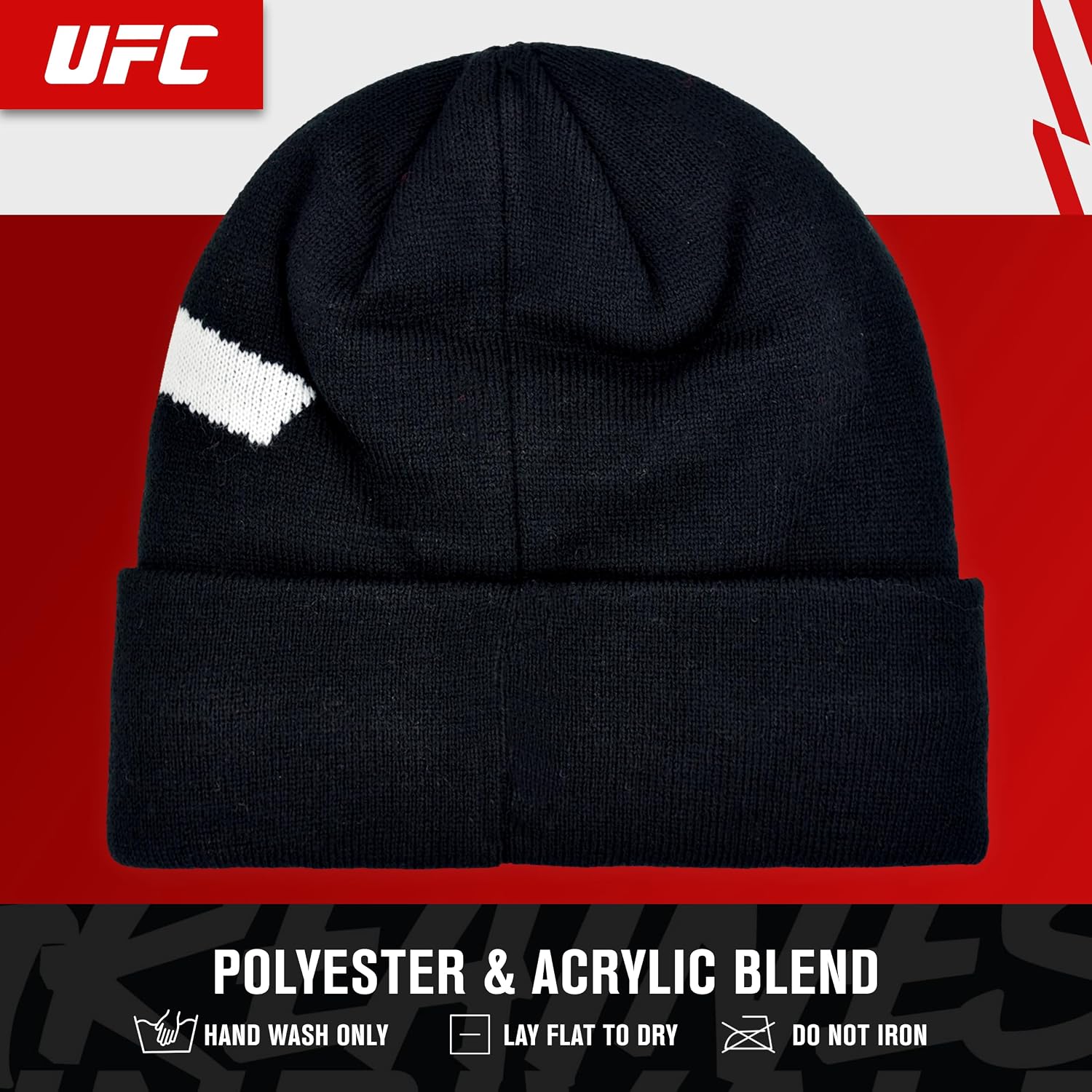 Detalle 1 de Concept One UFC Beanie with Faux Sherpa Lining