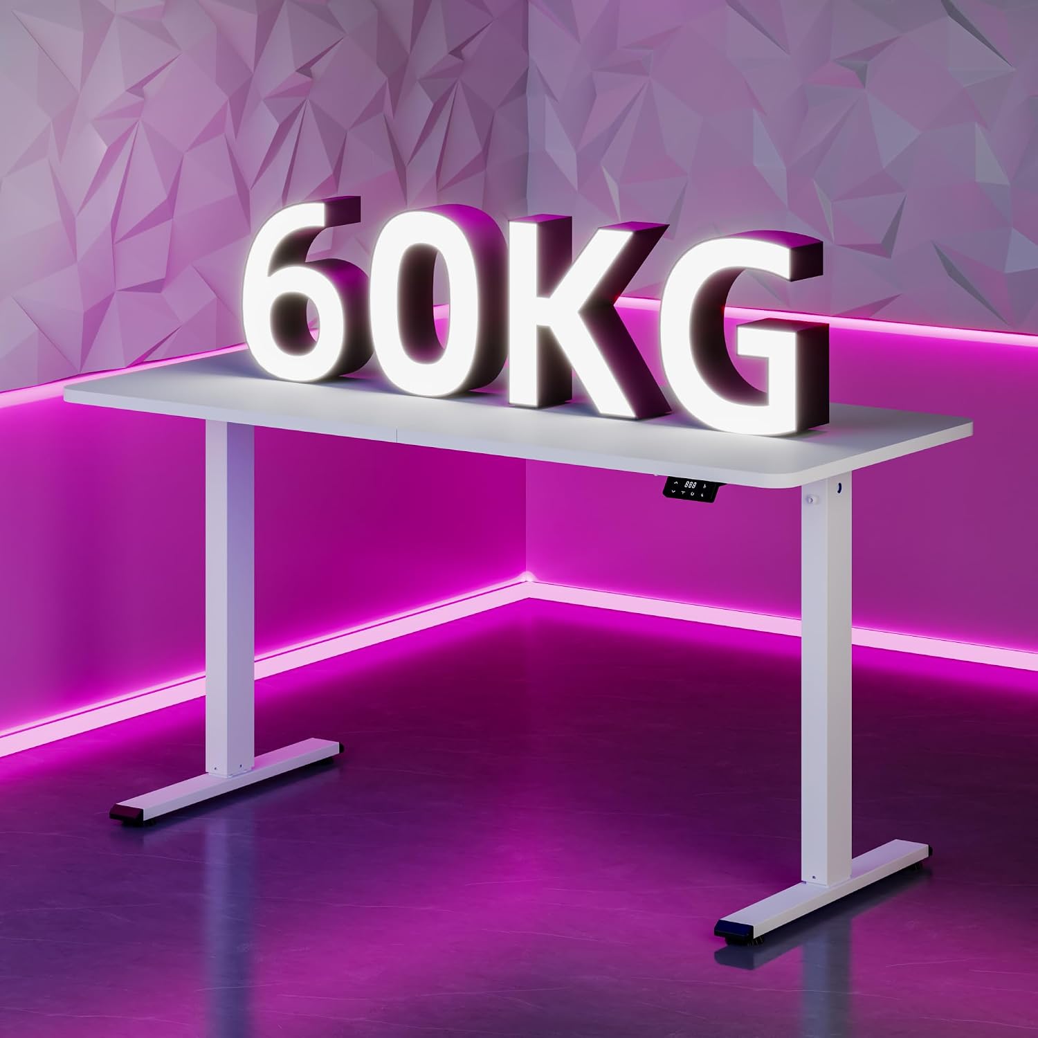 Detalle 2 de SANODESK Bureau Gaming réglable 140x60 cm ⚙