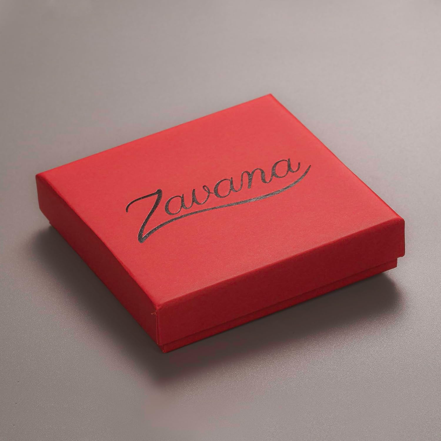 Detalle de ZAVANA orecchini grandi da donna a bottone con zirconi cubici e design a fiore
