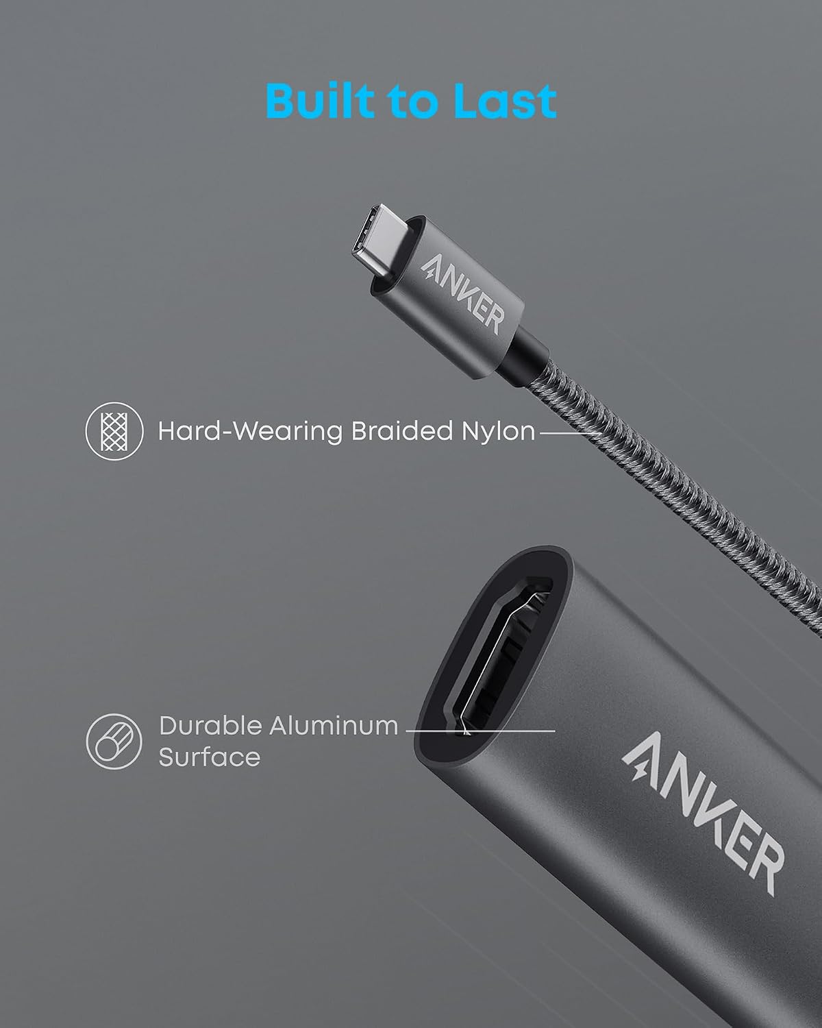Thumbnail 6 de Anker 310 USB-C to HDMI Adapter (4K@60Hz) — USB-C to HDMI for MacBook Pro/Air, iPad Pro, Thunderbolt 3