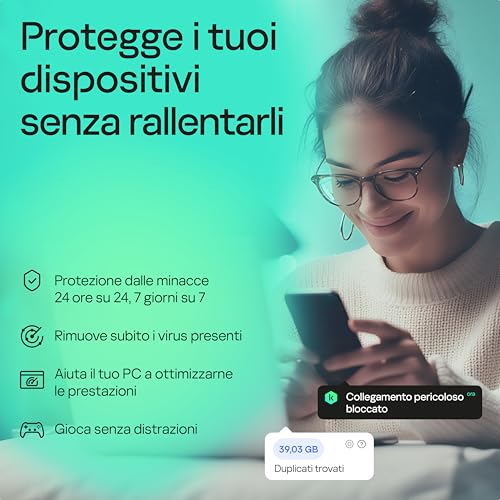 Detalle de Kaspersky Premium Total Security 2026 – 10 dispositivi, VPN illimitata e Password Manager