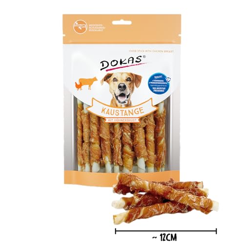 Detalle de DOKAS Kaustange – Getreidefreier Premium-Kausnack für Hunde (9 x 200 g)