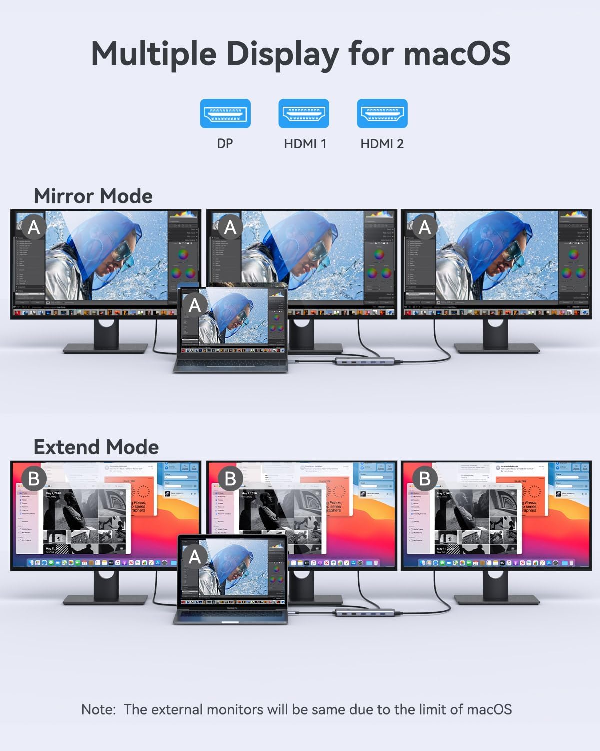 Thumbnail 6 de USB C Dockingstation 13 in 1 Dual HDMI