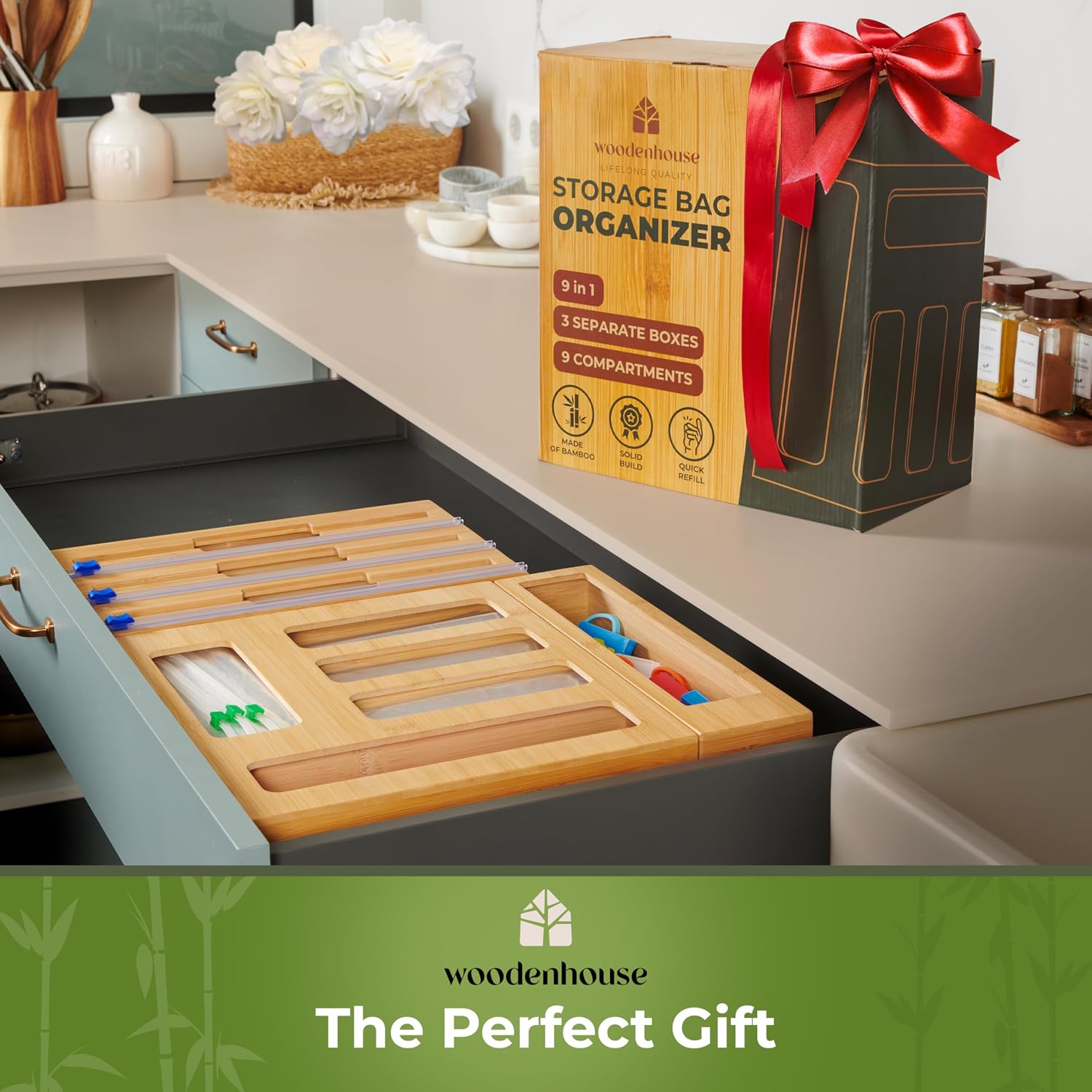 Thumbnail 6 de Kitchen Drawer Organizer 9‑in‑1