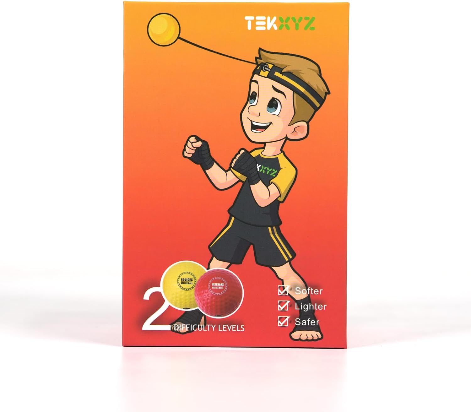 Thumbnail 1 de TEKXYZ Palla da boxe riflessa 42-70 cm 🥊