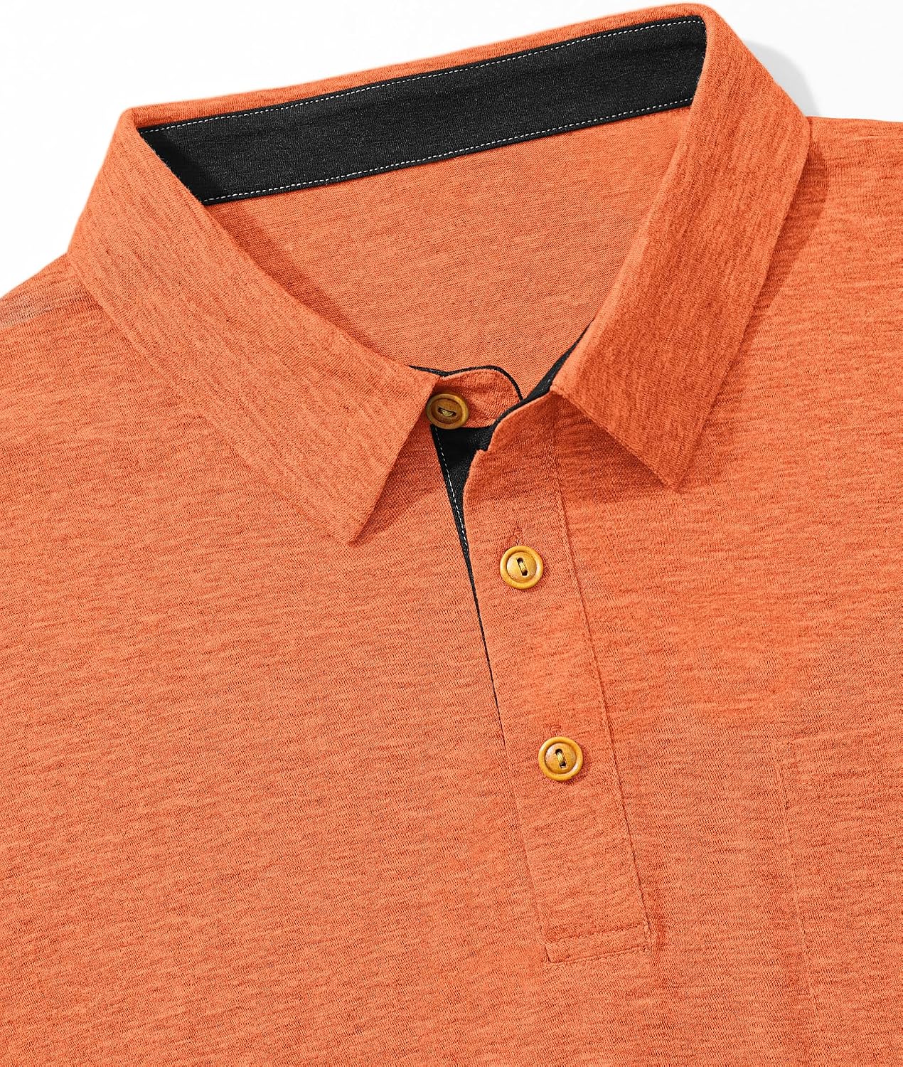 Detalle de TARAINYA Poloshirt Herren – Baumwolle Kurzarm mit Brusttasche (M–4XL)