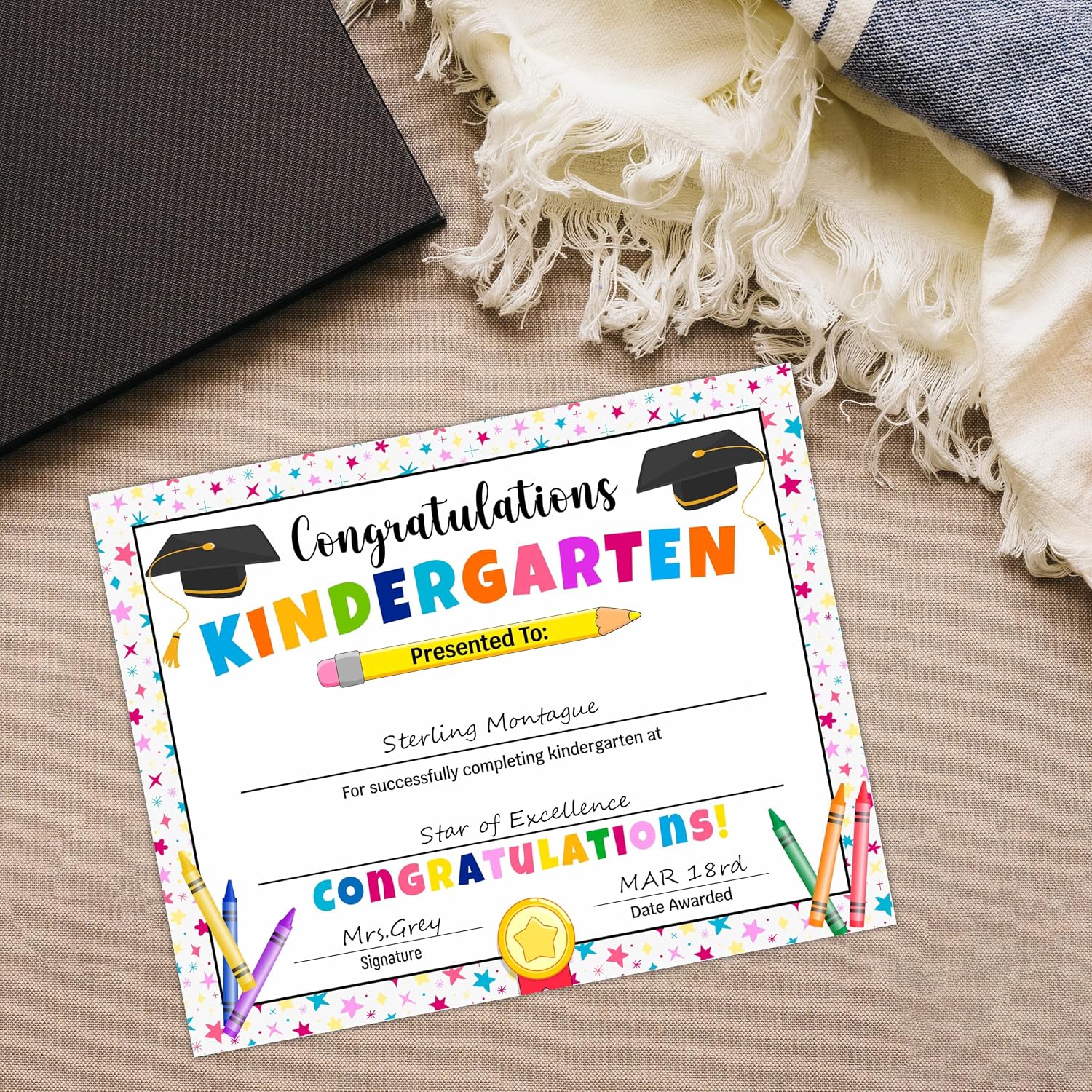 Detalle 1 de Graduation Certificate Set of 25