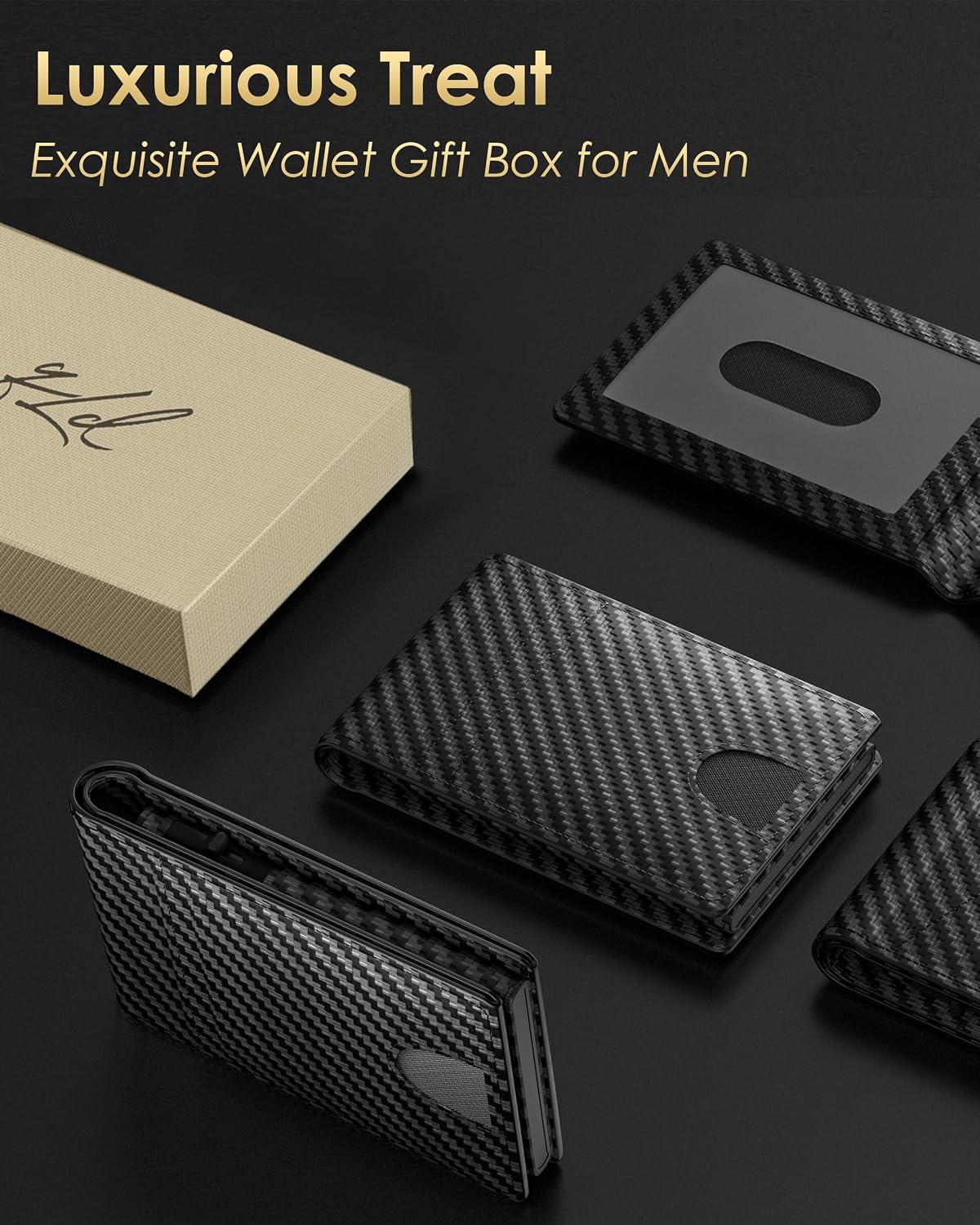 Thumbnail 5 de 2026 Wallet for Men RFID Blocking Bifold 12 cards