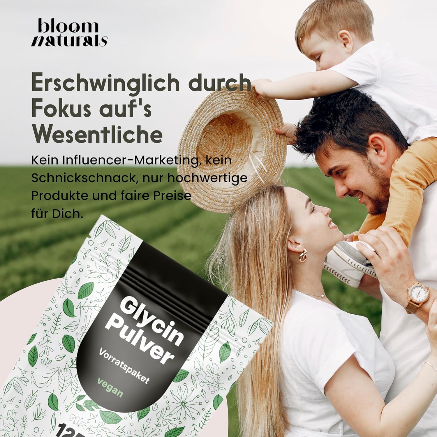 Thumbnail 5 de Glycin Pulver 1250 g vegan rein