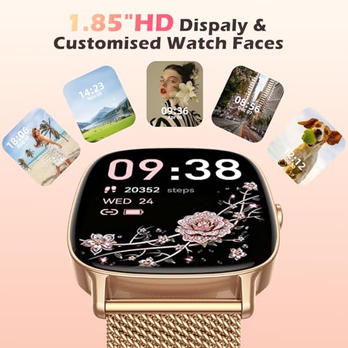 Detalle de Reloj Inteligente Mujer con Llamadas Bluetooth y WhatsApp de coioc