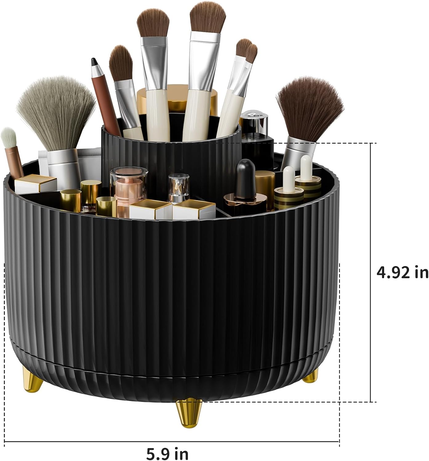Thumbnail 2 de Fanado 360° Rotating Makeup Organiser