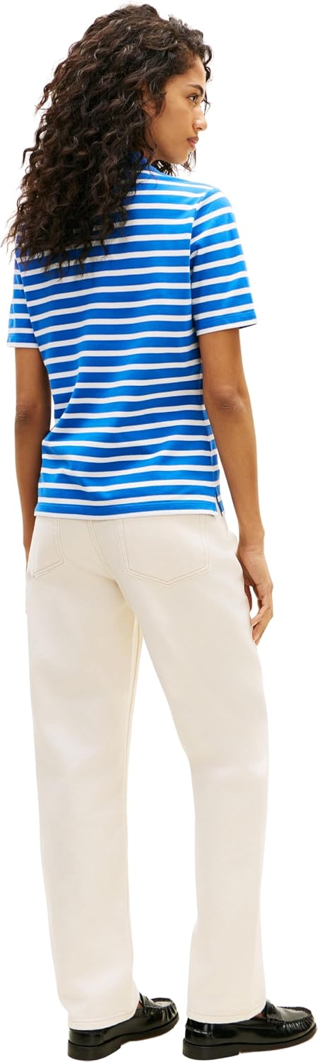 Detalle de Tommy Hilfiger 1985 REG Pique Polo SS – klassisch, bequem und langlebig