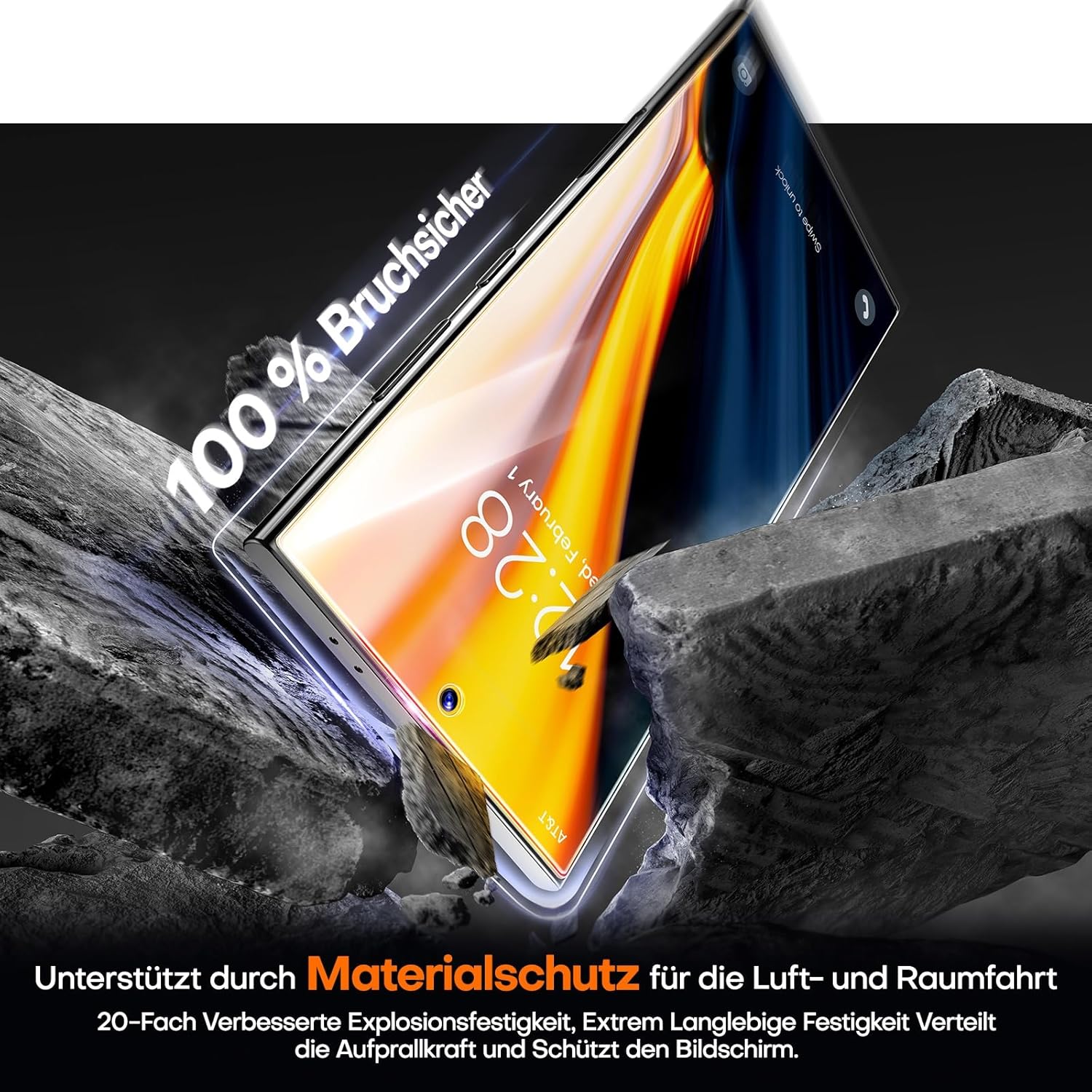 Thumbnail 1 de LϟK Galaxy S24 Ultra Panzerglasfolien 2er-Pack