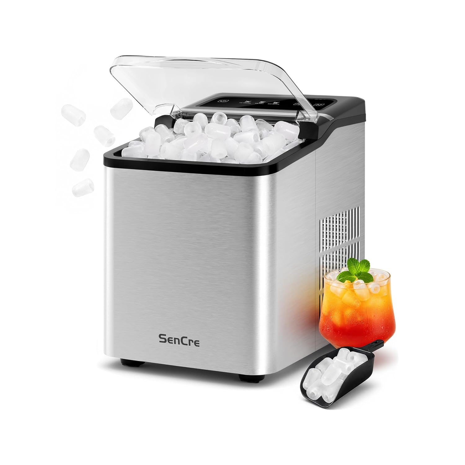 Detalle de Sencre Countertop Ice Maker 26.5 lbs/24h