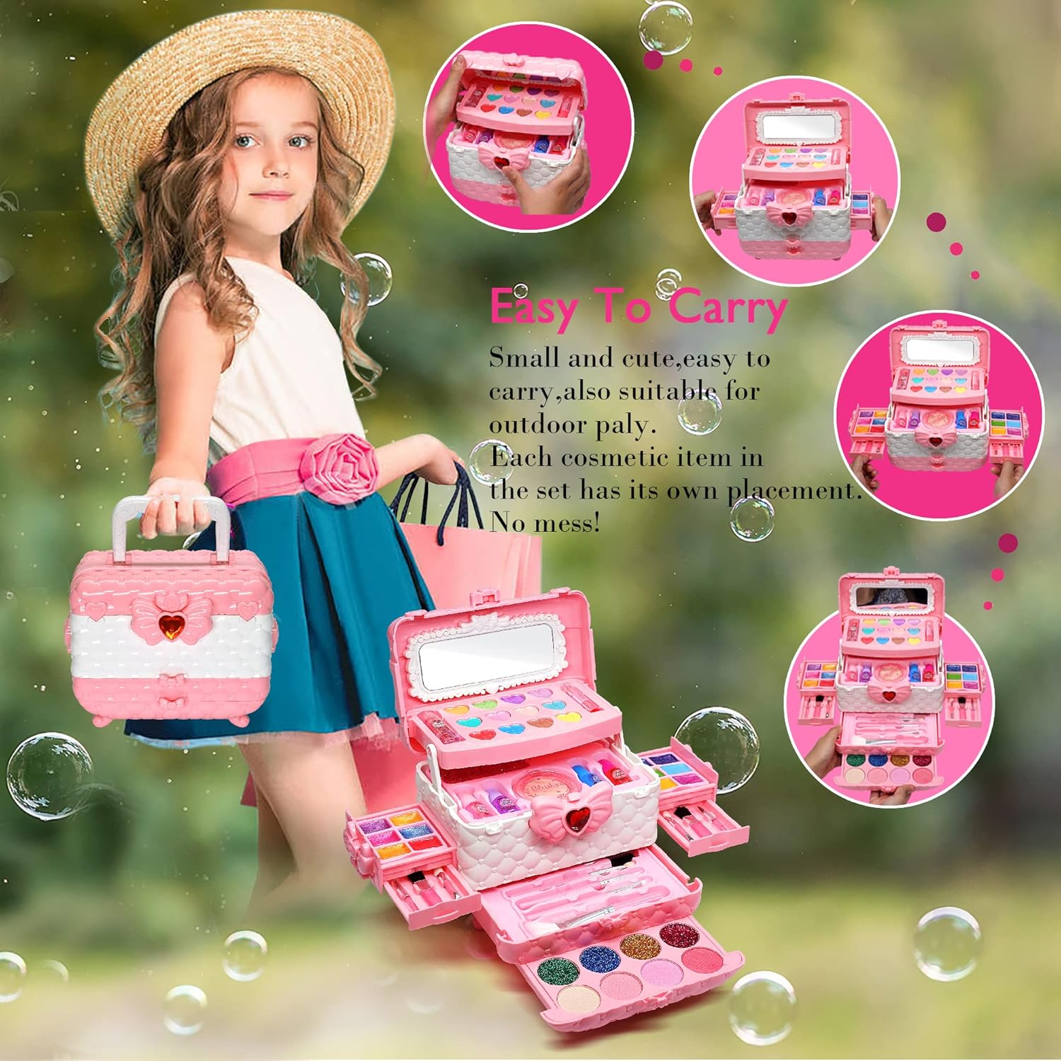 Detalle 2 de Kids Makeup Set for Girls Ages 3–10