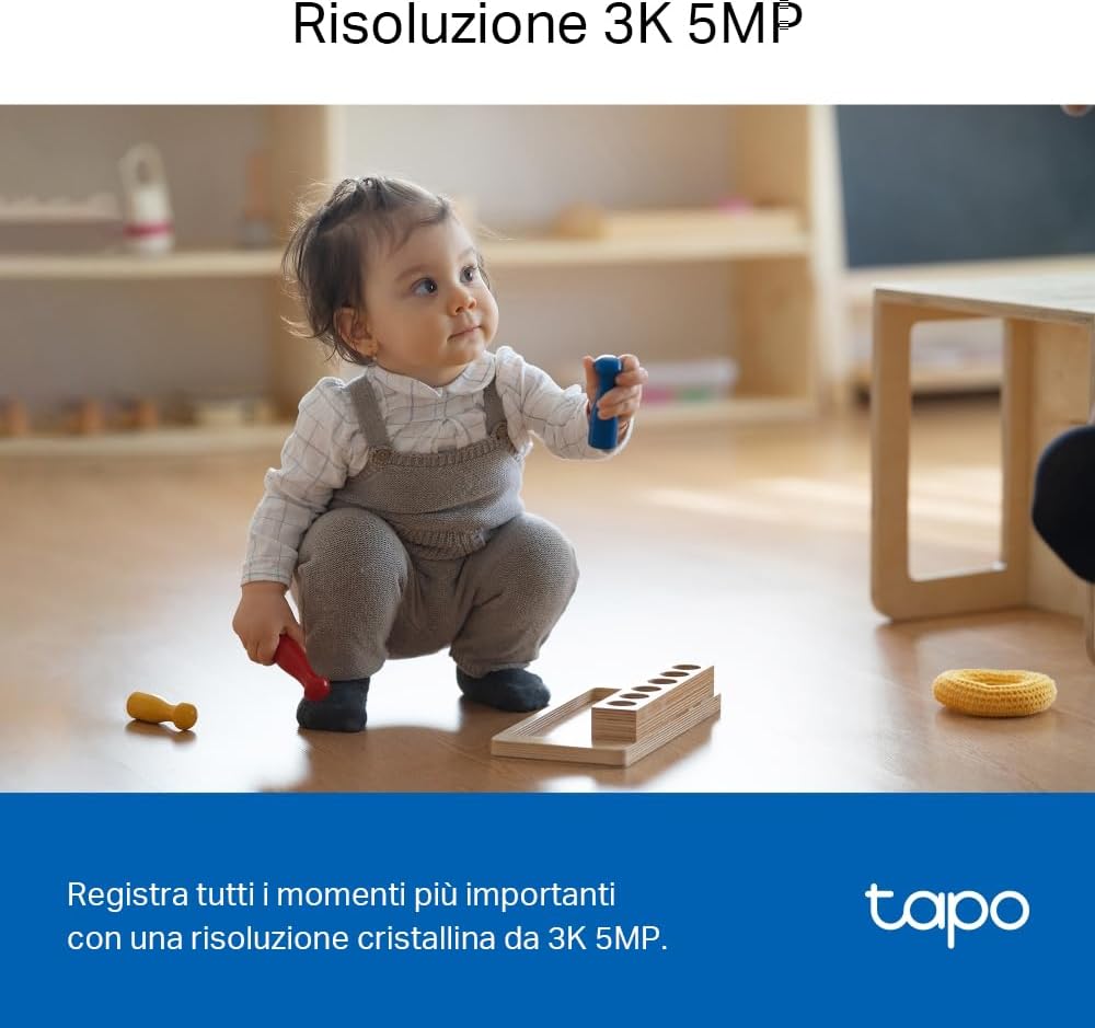 Thumbnail 4 de Tapo C230 Telecamera Wi‑Fi interna 5 MP 3K con visione notturna