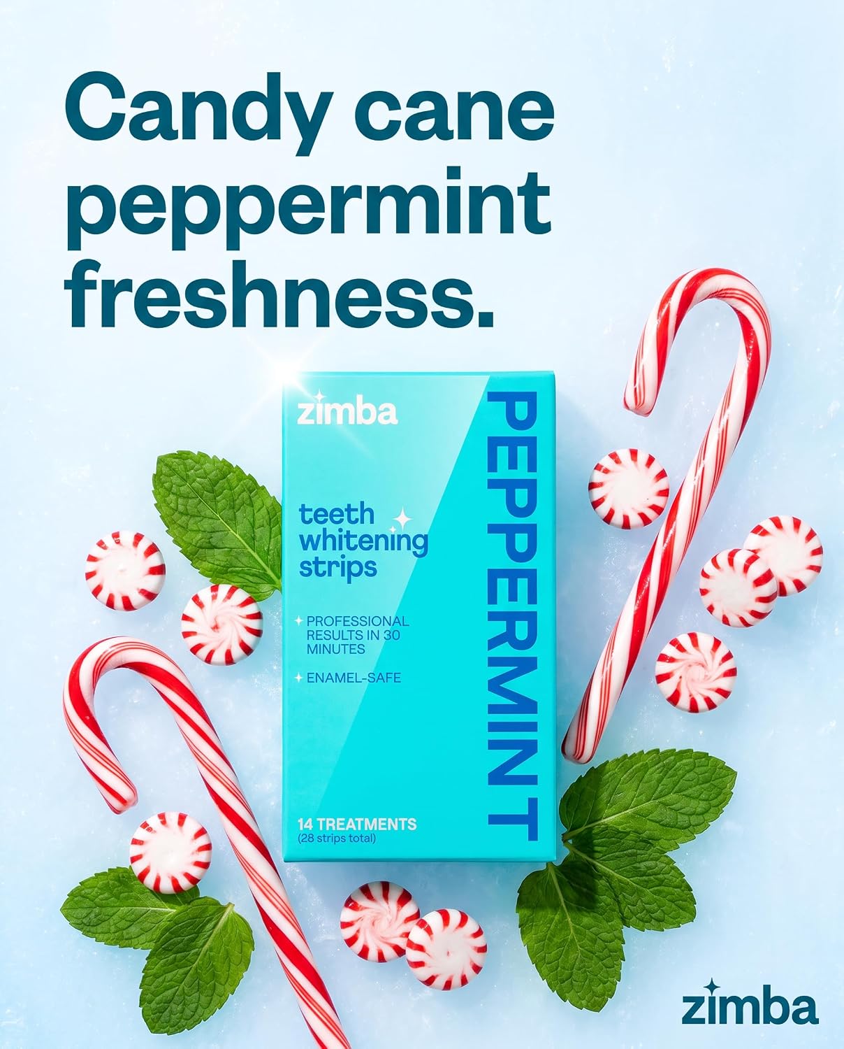 Thumbnail 4 de Zimba Peppermint Teeth Whitening Strips 14-Day 🦷