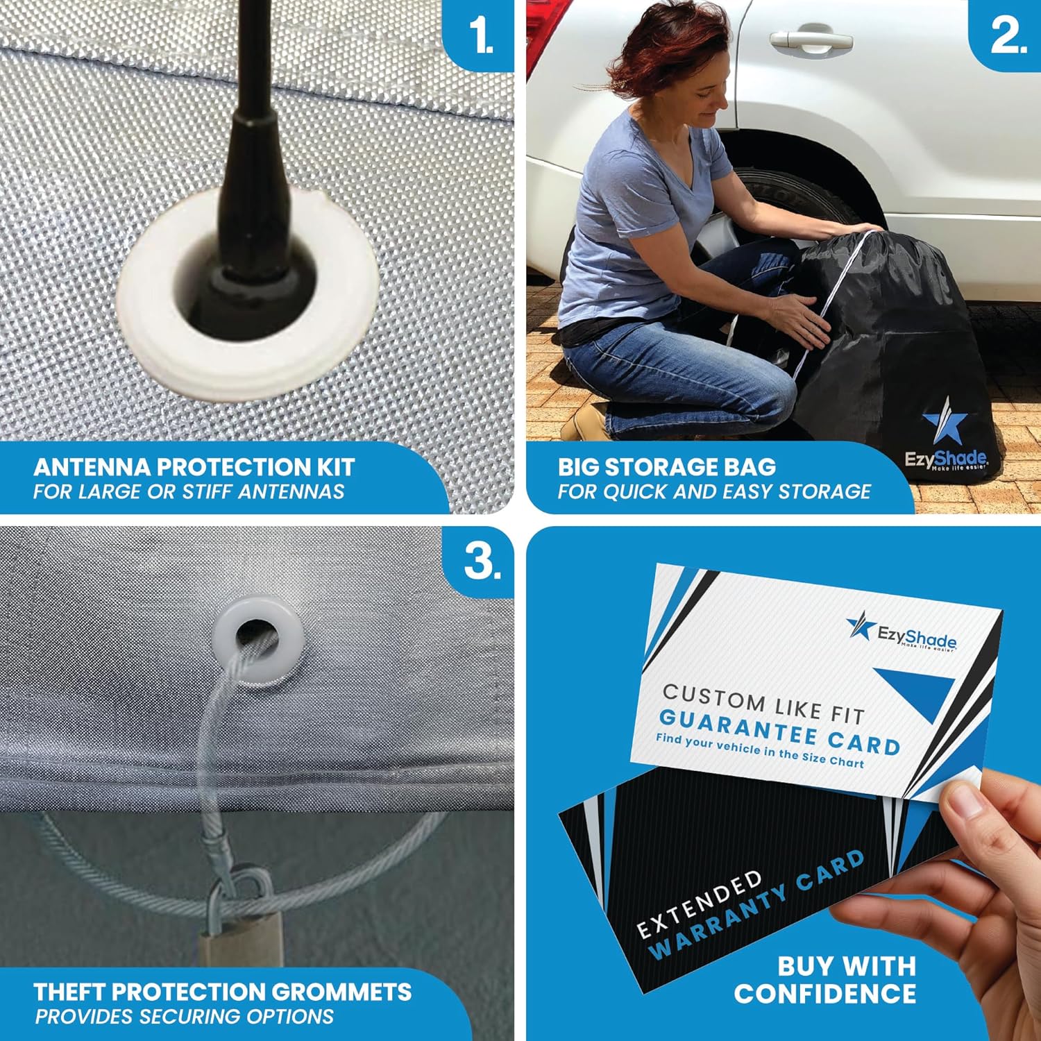 Thumbnail 2 de EzyShade A5 10-layer Car Cover — Waterproof