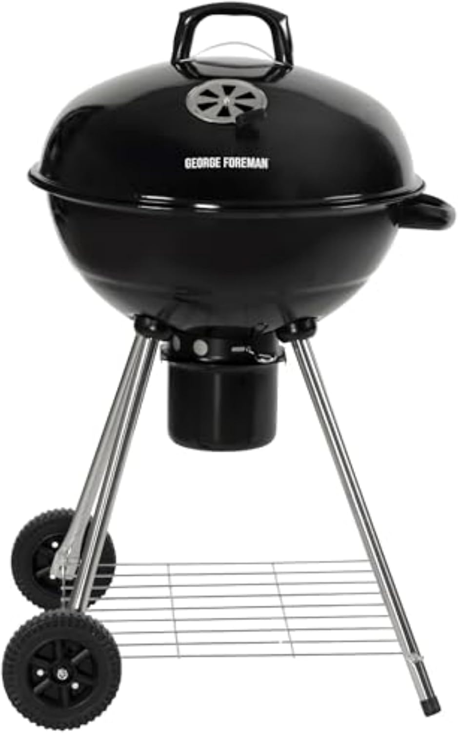 Thumbnail 6 de George Foreman Portable Charcoal BBQ Round Kettle (47.5 cm) with Adjustable Vent & Integrated Thermometer