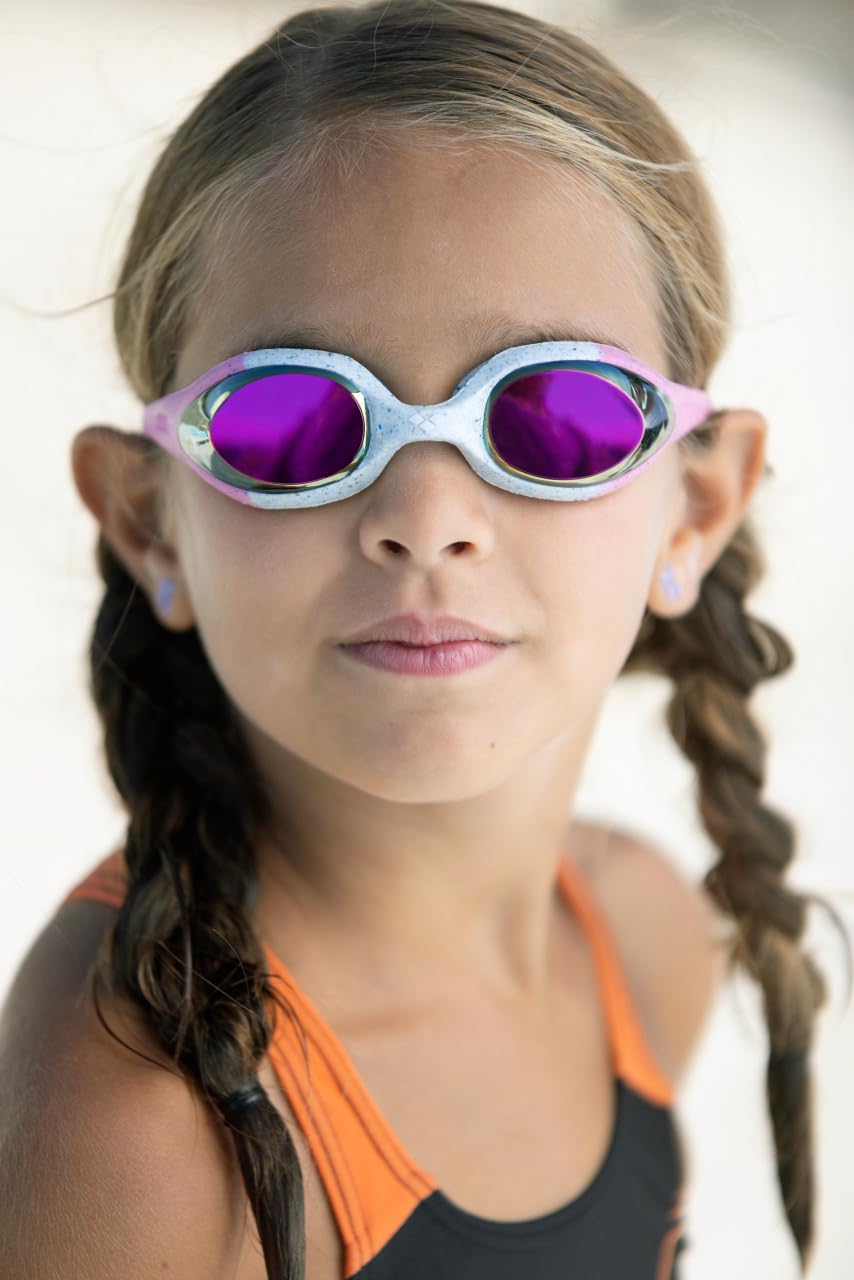 Detalle de ARENA Spider Junior Mirror Schwimmbrille – für Kinder von 6 bis 12 Jahren